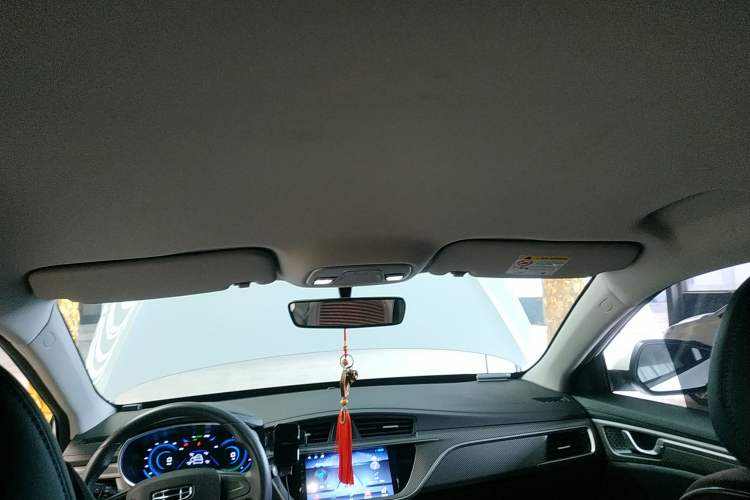 Used Geely Auto Emgrand New Energy 2022 EV Pro Rental Model - Ternary Lithium Headliner