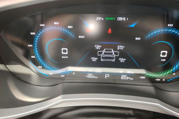 Used Geely Auto Emgrand New Energy 2022 EV Pro Ride-Hailing Version Lithium Iron Phosphate Instrument Cluster