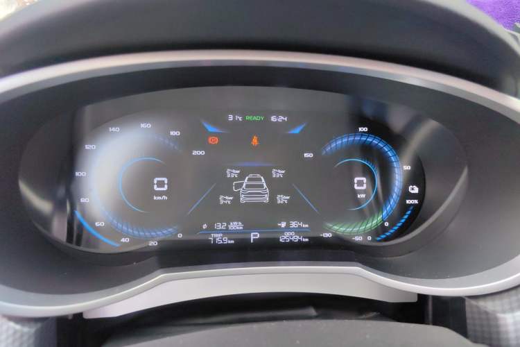 Used Geely Auto Emgrand New Energy 2022 EV Pro Ride-Hailing Version Lithium Iron Phosphate Instrument Cluster