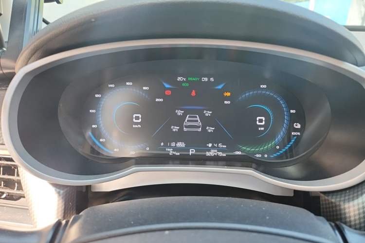 Used Geely Auto Emgrand New Energy 2022 EV Pro Rental Model - Ternary Lithium Instrument Cluster