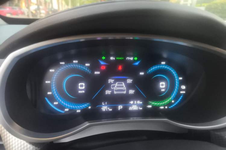 Used Geely Auto Emgrand New Energy 2022 EV Pro Ride-Hailing Version Lithium Iron Phosphate Instrument Cluster