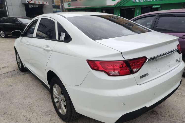 Used Geely Auto Emgrand New Energy 2022 EV Pro Ride-Hailing Version Lithium Iron Phosphate Rear Left 45 Deg