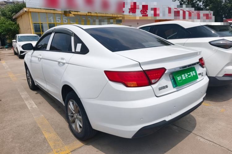 Used Geely Auto Emgrand New Energy 2022 EV Pro Ride-Hailing Version Lithium Iron Phosphate Rear Left 45 Deg