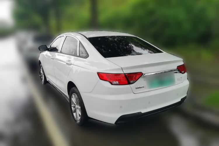 Used Geely Auto Emgrand New Energy 2022 EV Pro Ride-Hailing Version Lithium Iron Phosphate Rear Left 45 Deg
