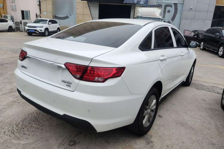 Used Geely Auto Emgrand New Energy 2022 EV Pro Ride-Hailing Version Lithium Iron Phosphate Rear Right 45 Deg