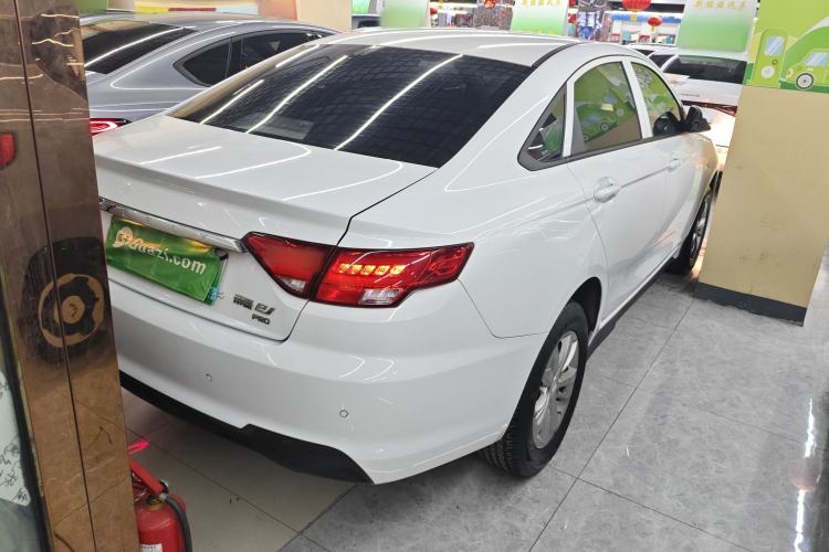Used Geely Auto Emgrand New Energy 2022 EV Pro Ride-Hailing Version Lithium Iron Phosphate Rear Right 45 Deg