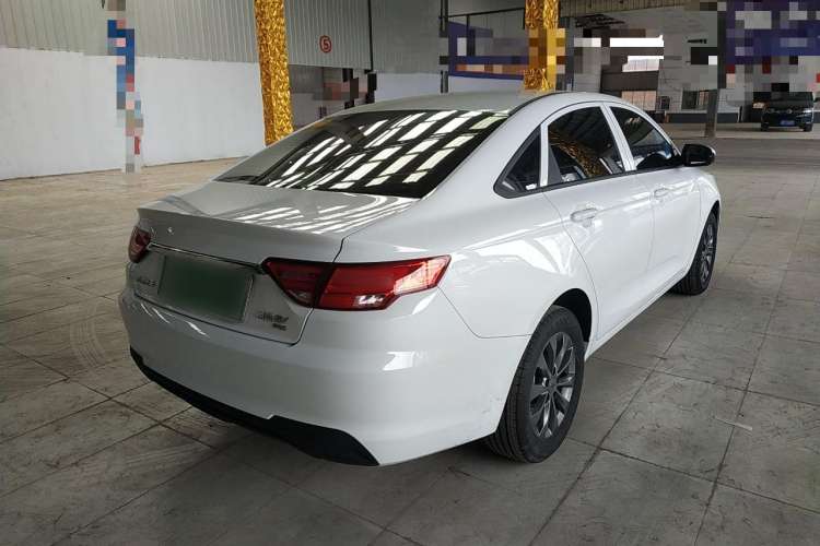Used Geely Auto Emgrand New Energy 2022 EV Pro Rental Model - Ternary Lithium Rear Right 45 Deg