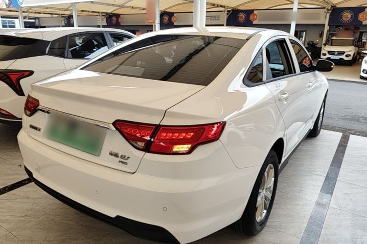 Used Geely Auto Emgrand New Energy 2022 EV Pro Ride-Hailing Version Lithium Iron Phosphate Rear Right 45 Deg