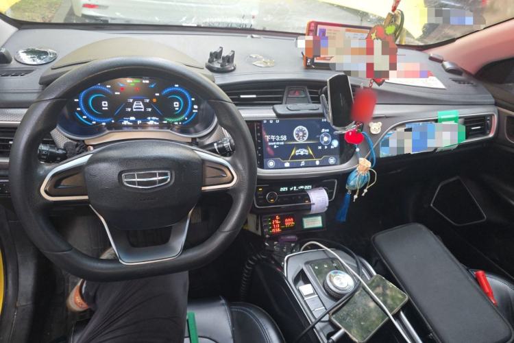 Used Geely Auto Emgrand New Energy 2022 EV Pro Rental Model - Ternary Lithium Center Console