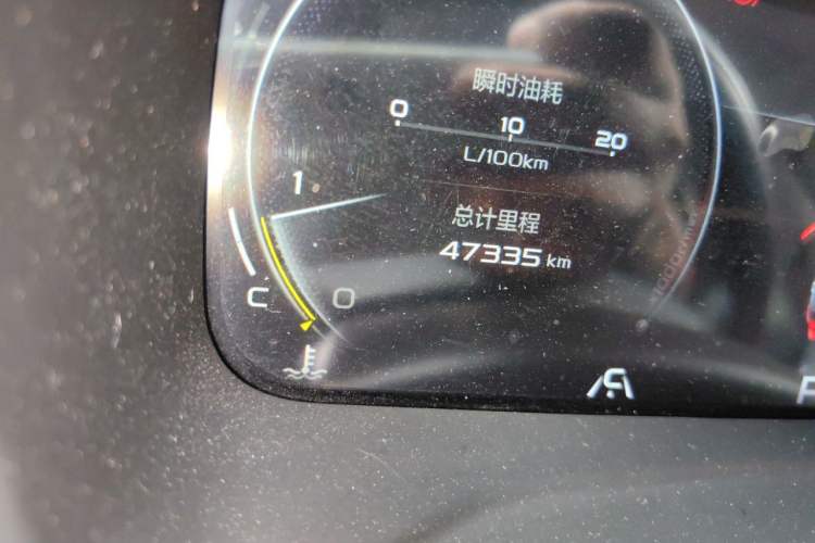 Used Geely Auto Emgrand S 2021 1.4T CVT Luxury Version Odometer Close Up
