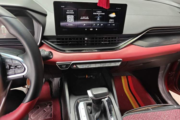 Used Geely Auto Emgrand S 2021 1.4T CVT Luxury Version Audio And AC Panel
