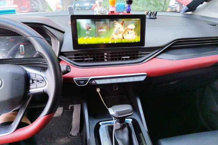 Used Geely Auto Emgrand S 2021 1.4T CVT Prestige Edition Audio And AC Panel
