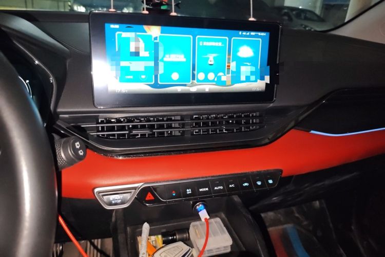 Used Geely Auto Emgrand S 2021 1.4T CVT Luxury Version Audio And AC Panel