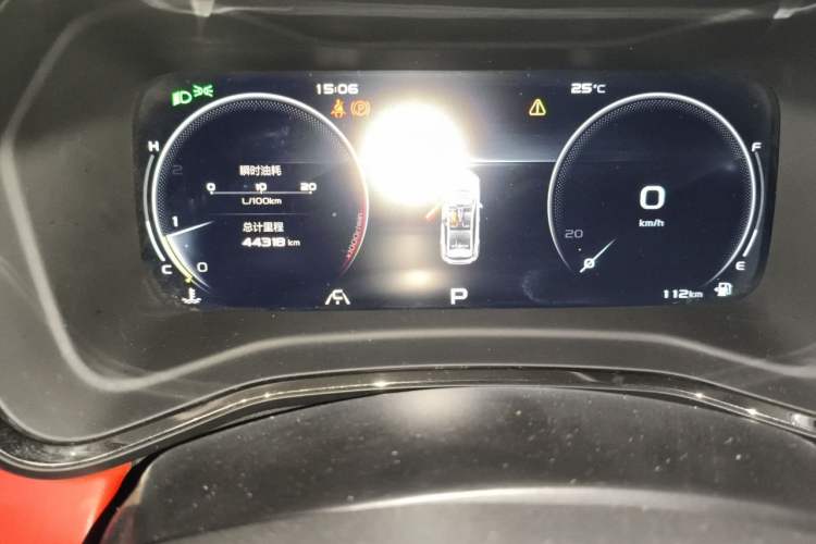 Used Geely Auto Emgrand S 2021 1.4T CVT Luxury Version Odometer Close Up