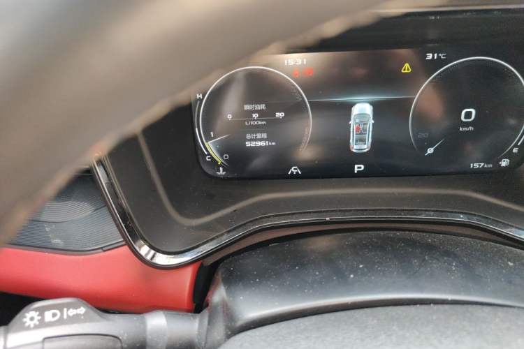Used Geely Auto Emgrand S 2021 1.4T CVT Luxury Version Odometer Close Up