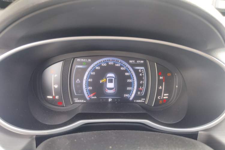 Used Geely Auto Emgrand X7 Sport 2016 1.8TD Automatic Smart Connectivity Version Instrument Cluster