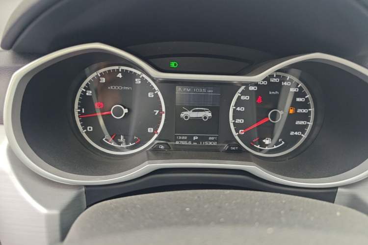 Used Geely Auto Emgrand X7 Sport 2016 1.8TD Automatic Smart Connectivity Version Instrument Cluster