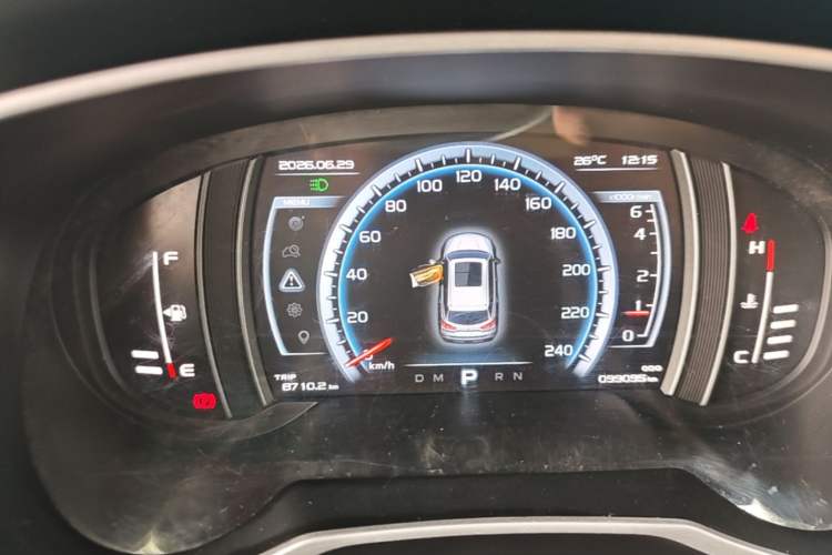 Used Geely Auto Emgrand X7 Sport 2016 1.8TD Automatic All-Wheel-Drive ZhiZun Edition Instrument Cluster