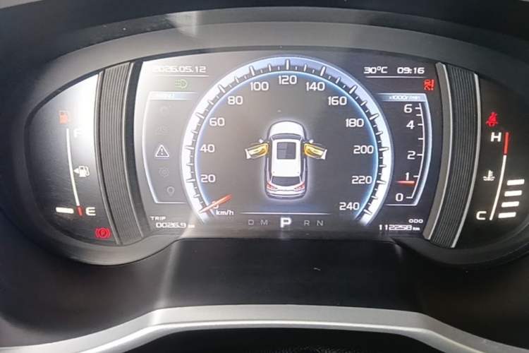 Used Geely Auto Emgrand X7 Sport 2016 1.8TD Automatic All-Wheel-Drive ZhiZun Edition Instrument Cluster