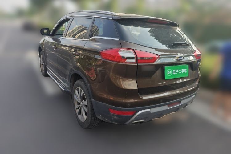 Used Geely Auto Emgrand X7 Sport 2016 1.8TD Automatic ZhiZun Version Rear Left 45 Deg