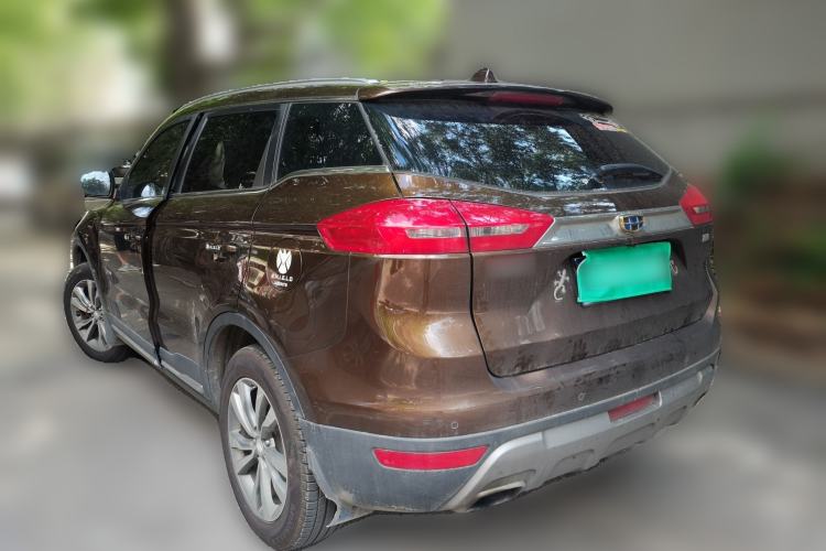 Used Geely Auto Emgrand X7 Sport 2016 1.8TD Automatic ZhiZun Version Rear Left 45 Deg