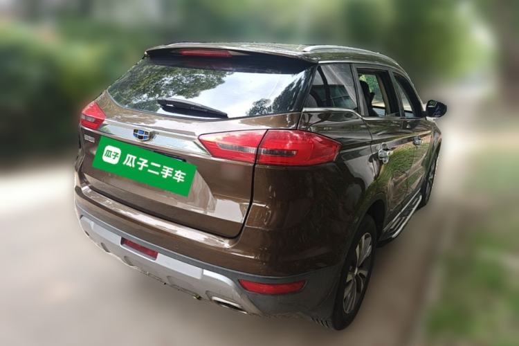 Used Geely Auto Emgrand X7 Sport 2016 1.8TD Automatic ZhiShang Model Rear Right 45 Deg