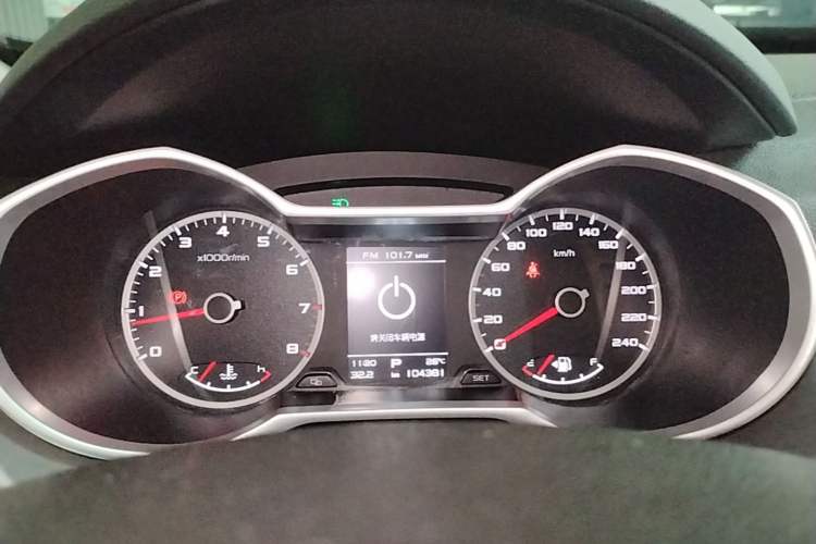 Used Geely Auto Emgrand X7 Sport 2016 1.8TD Automatic Smart Connectivity Version Instrument Cluster