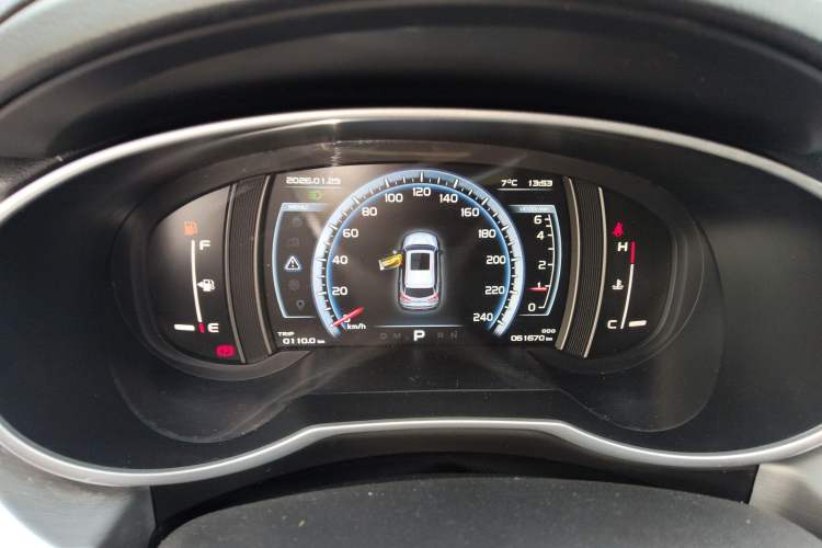 Used Geely Auto Emgrand X7 Sport 2016 1.8TD Automatic Smart Model Instrument Cluster