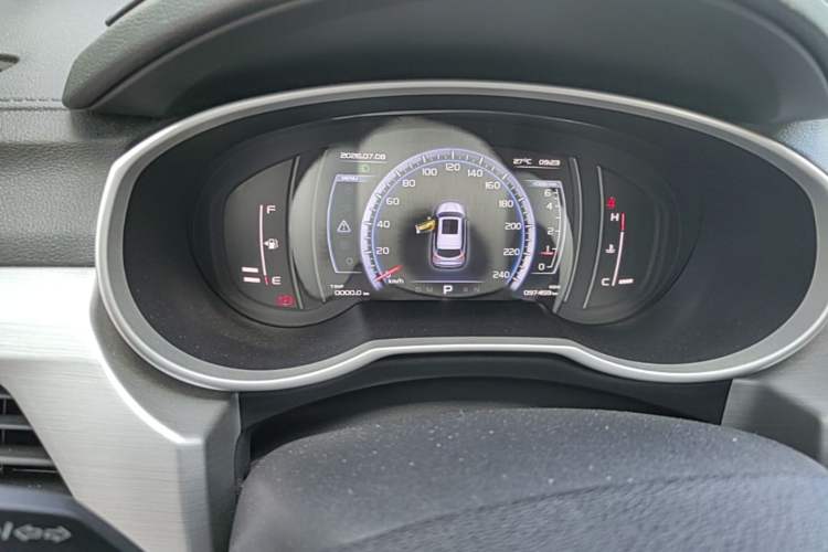 Used Geely Auto Emgrand X7 Sport 2016 1.8TD Automatic ZhiZun Version Odometer Close Up