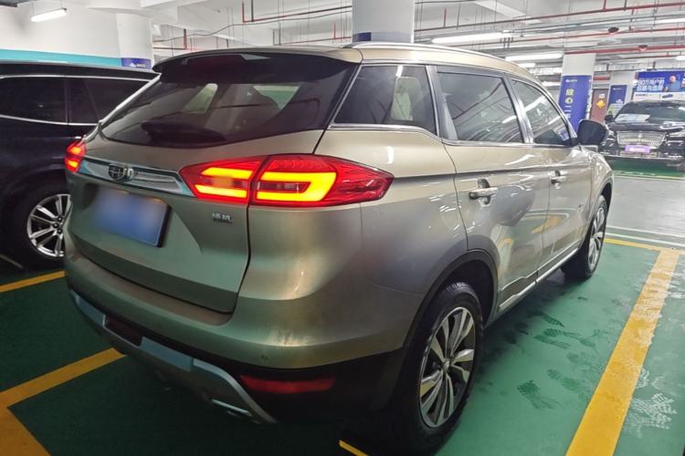 Used Geely Auto Emgrand X7 Sport 2016 1.8TD Automatic ZhiZun Version Rear Right 45 Deg
