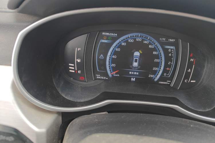 Used Geely Auto Emgrand X7 Sport 2016 2.0L Manual ZhiShang Version Odometer Close Up