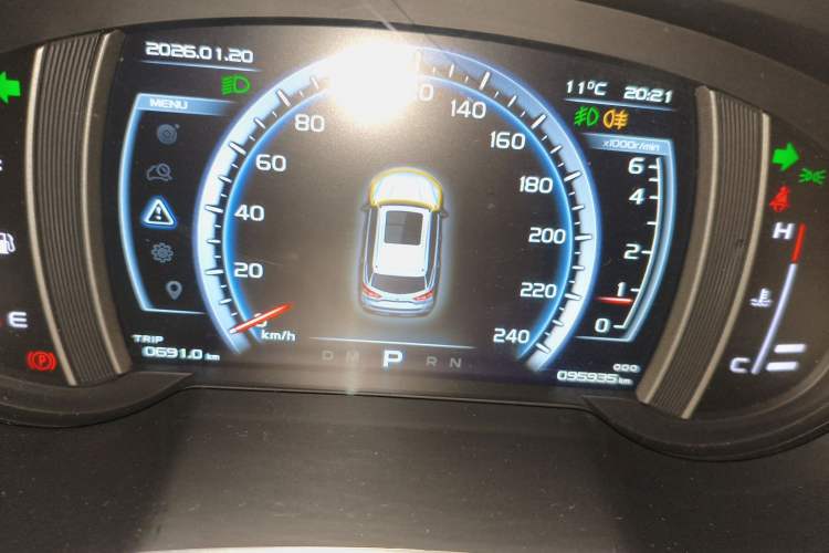 Used Geely Auto Emgrand X7 Sport 2016 1.8TD Automatic Smart Model Instrument Cluster