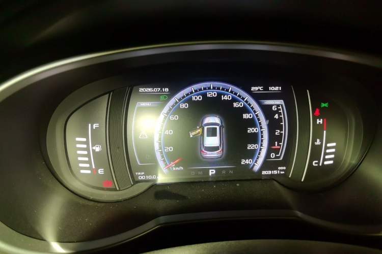 Used Geely Auto Emgrand X7 Sport 2016 1.8TD Automatic ZhiZun Version Instrument Cluster