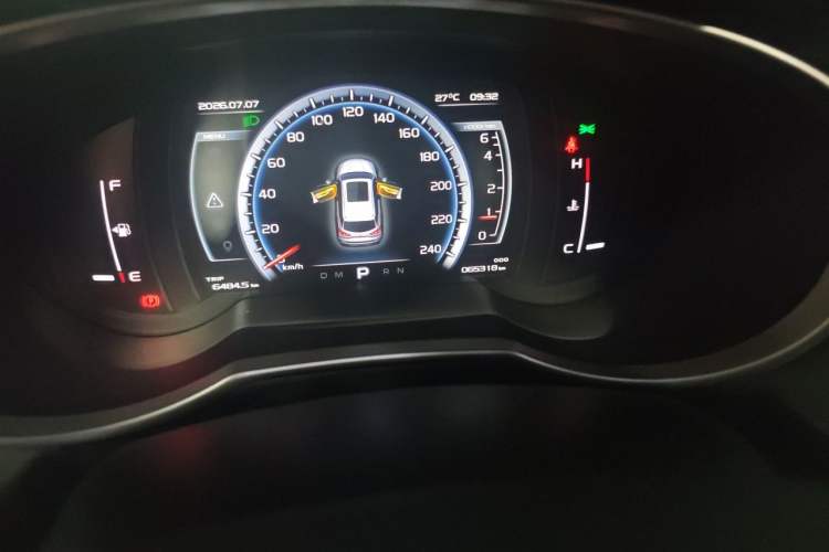 Used Geely Auto Emgrand X7 Sport 2016 1.8TD Automatic ZhiZun Version Odometer Close Up