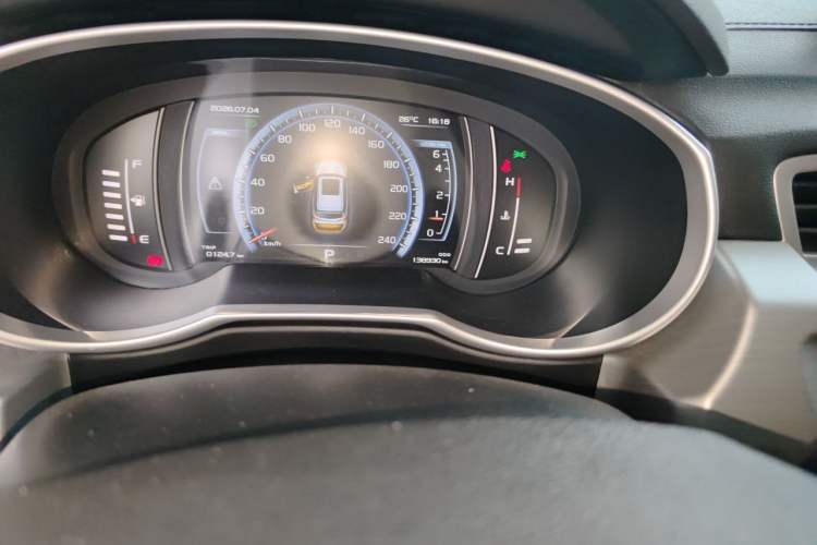 Used Geely Auto Emgrand X7 Sport 2016 1.8TD Automatic All-Wheel-Drive ZhiZun Edition Odometer Close Up