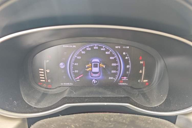 Used Geely Auto Emgrand X7 Sport 2018 1.8TD Automatic Two-Wheel Drive Smart Connect 4G Internet Edition Instrument Cluster