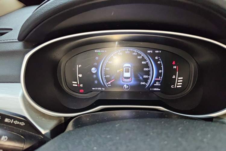 Used Geely Auto Emgrand X7 Sport 2018 1.8TD Automatic Two-Wheel Drive Smart Connect 4G Internet Edition Instrument Cluster