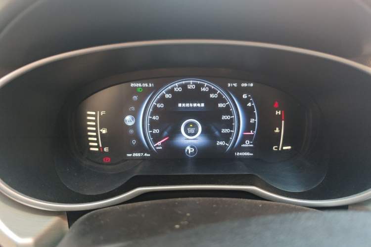 Used Geely Auto Emgrand X7 Sport 2018 1.8TD Automatic Two-Wheel Drive Smart Connect 4G Internet Edition Instrument Cluster