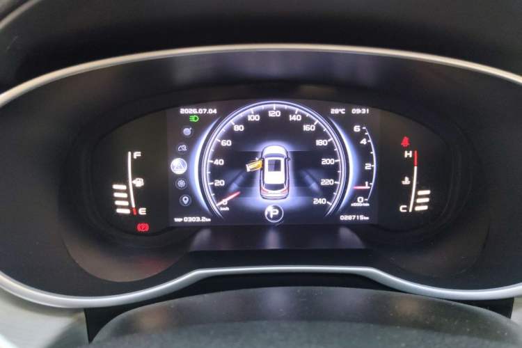 Used Geely Auto Emgrand X7 Sport 2018 1.8TD Automatic Two-Wheel Drive Smart Connect 4G Internet Edition Instrument Cluster