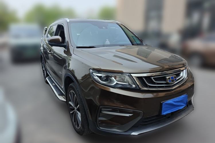 Used Geely Auto Emgrand X7 Sport 2018 1.8TD Automatic Two-Wheel Drive ZhiZun Model with 4G Connectivity Front Right 45 Deg