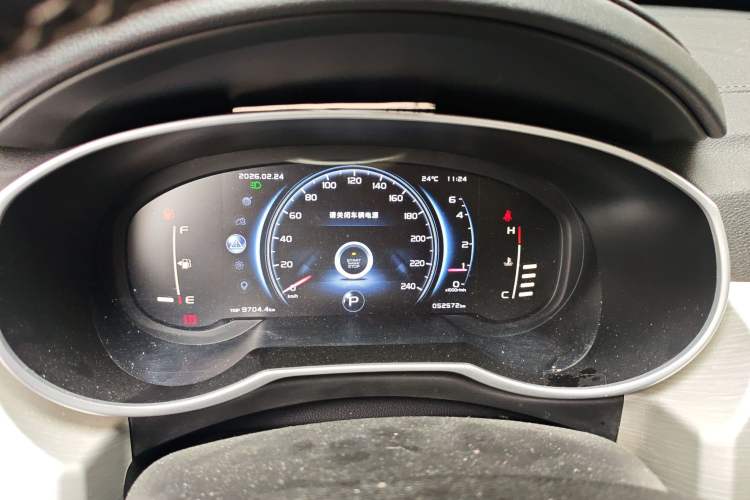 Used Geely Auto Emgrand X7 Sport 2018 1.8TD Automatic Two-Wheel Drive Smart Connect 4G Internet Edition Instrument Cluster