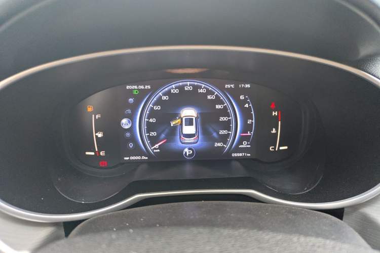 Used Geely Auto Emgrand X7 Sport 2018 1.8TD Automatic Two-Wheel Drive Smart Connect 4G Internet Edition Instrument Cluster