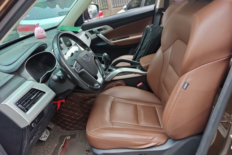 Used Geely Auto Emgrand X7 Sport 2018 1.8TD Automatic Two-Wheel Drive ZhiZun Model with 4G Connectivity Left Front Seat