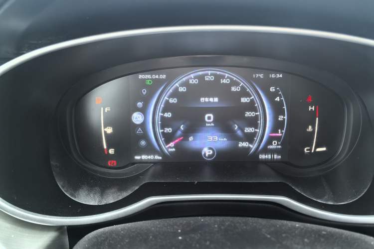 Used Geely Auto Emgrand X7 Sport 2018 1.8TD Automatic Two-Wheel Drive Smart Connect 4G Internet Edition Odometer Close Up