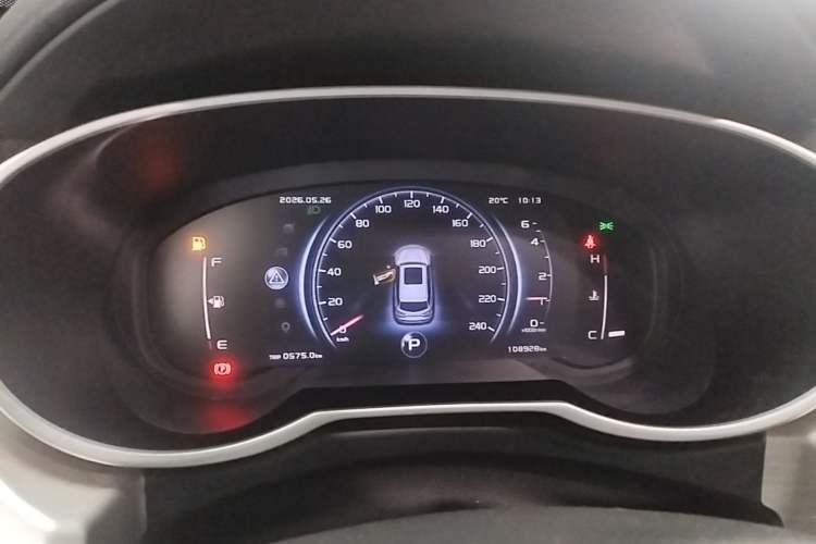 Used Geely Auto Emgrand X7 Sport 2018 1.8TD Automatic Two-Wheel Drive Smart Connect 4G Internet Edition Instrument Cluster