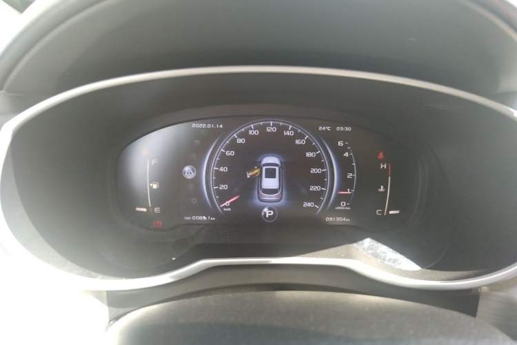 Used Geely Auto Emgrand X7 Sport 2018 1.8TD Automatic Two-Wheel Drive Smart Connect 4G Internet Edition Instrument Cluster