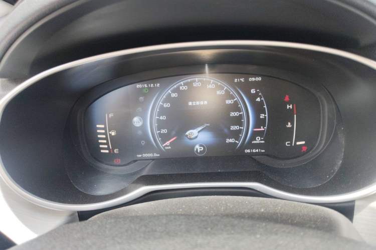 Used Geely Auto Emgrand X7 Sport 2018 1.8TD Automatic Two-Wheel Drive Smart Connect 4G Internet Edition Instrument Cluster