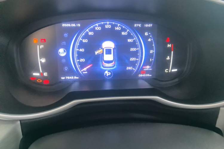 Used Geely Auto Emgrand X7 Sport 2018 1.8TD Automatic Two-Wheel Drive Smart Connect 4G Internet Edition Instrument Cluster