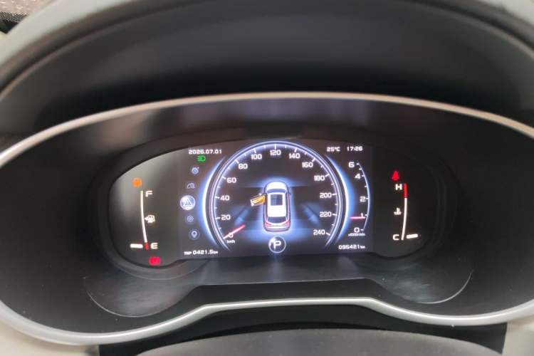 Used Geely Auto Emgrand X7 Sport 2018 1.8TD Automatic Two-Wheel Drive Smart Connect 4G Internet Edition Instrument Cluster