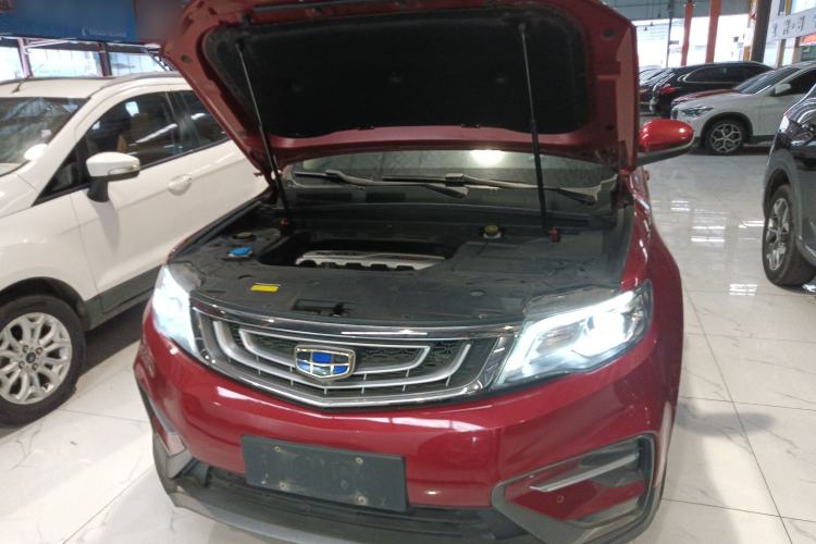 Used Geely Auto Emgrand X7 Sport 2018 1.8TD Automatic Two-Wheel Drive Smart Connect 4G Internet Edition Engine Bay